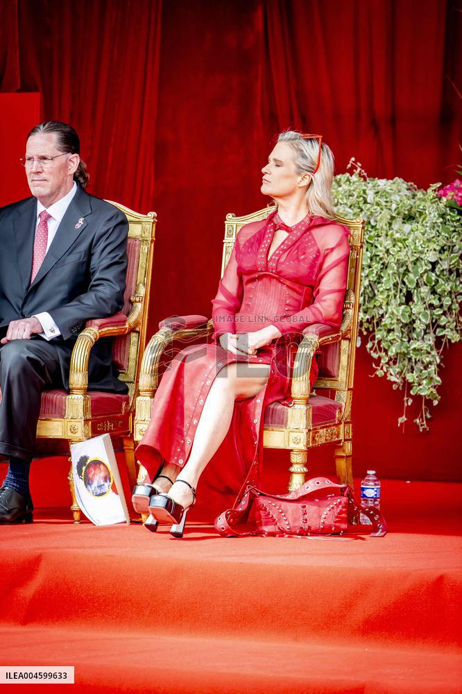 Belgian Royals Attend National Day Parade in Brussels - Belgium