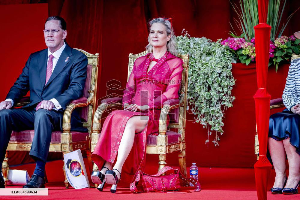 Belgian Royals Attend National Day Parade in Brussels - Belgium