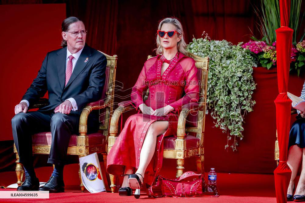 Belgian Royals Attend National Day Parade in Brussels - Belgium