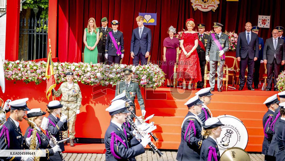 Belgian Royals Attend National Day Parade in Brussels - Belgium
