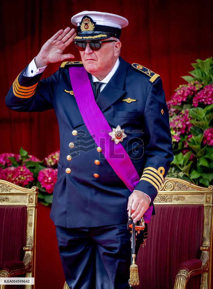 Belgian Royals Attend National Day Parade in Brussels - Belgium