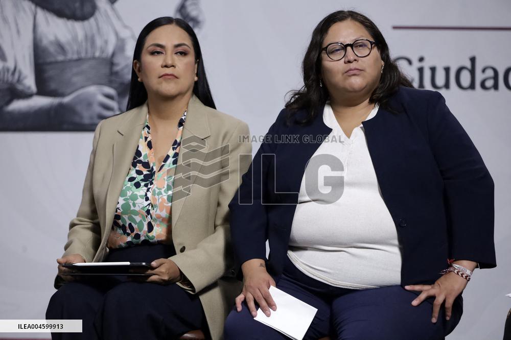 President Claudia Sheinbaum Holds Briefing - Mexico