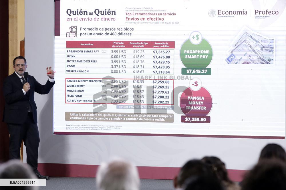 President Claudia Sheinbaum Holds Briefing - Mexico