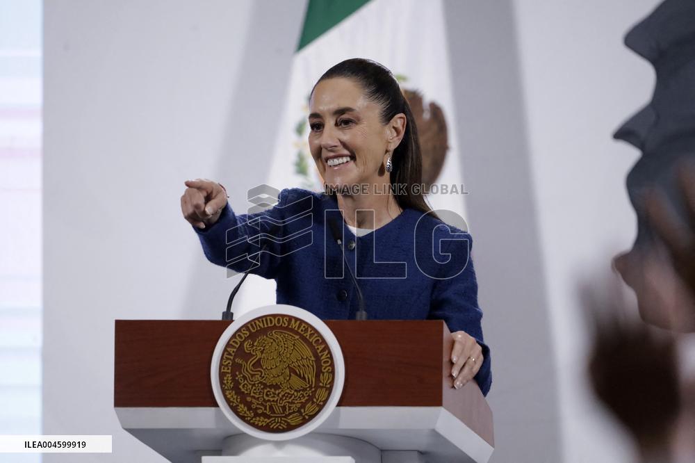 President Claudia Sheinbaum Holds Briefing - Mexico