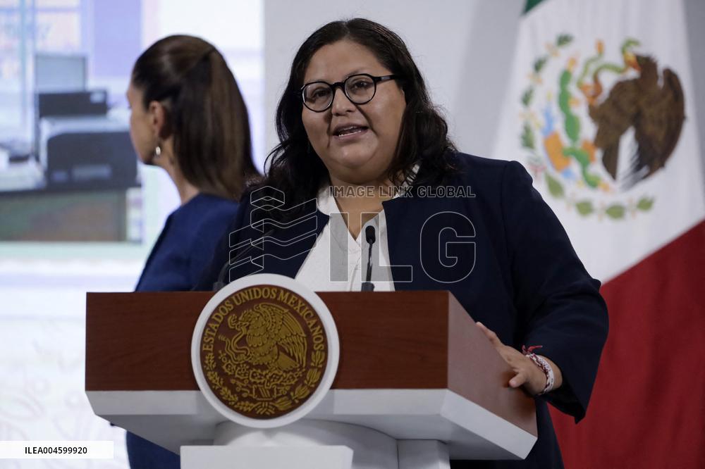 President Claudia Sheinbaum Holds Briefing - Mexico