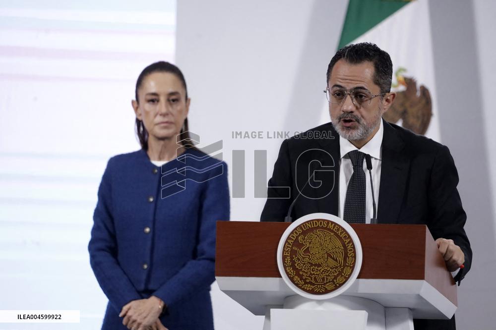 President Claudia Sheinbaum Holds Briefing - Mexico