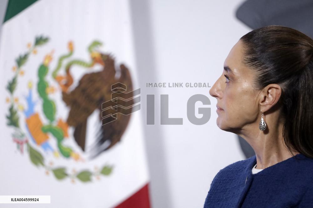 President Claudia Sheinbaum Holds Briefing - Mexico