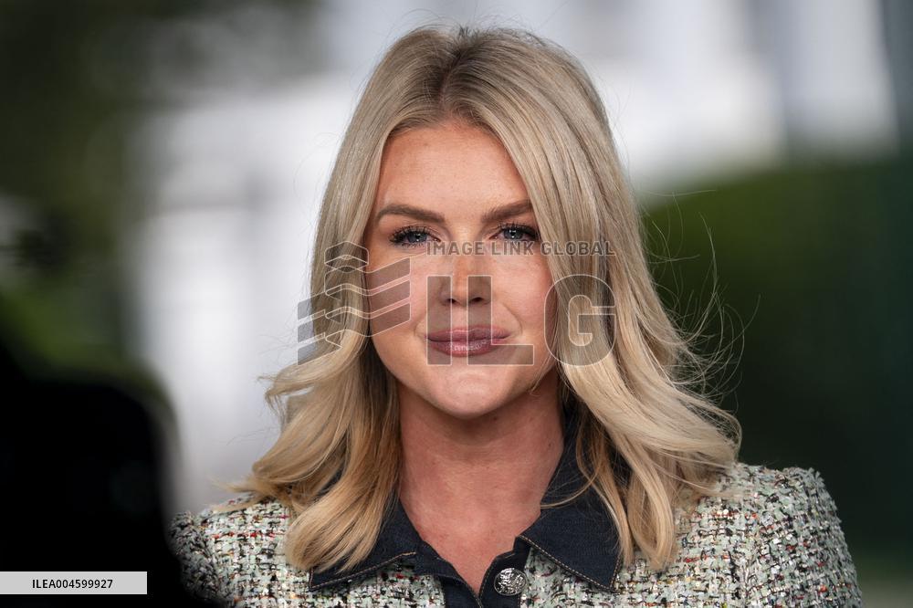 WH Press Secretary Leavitt Gaggles with Press at White House