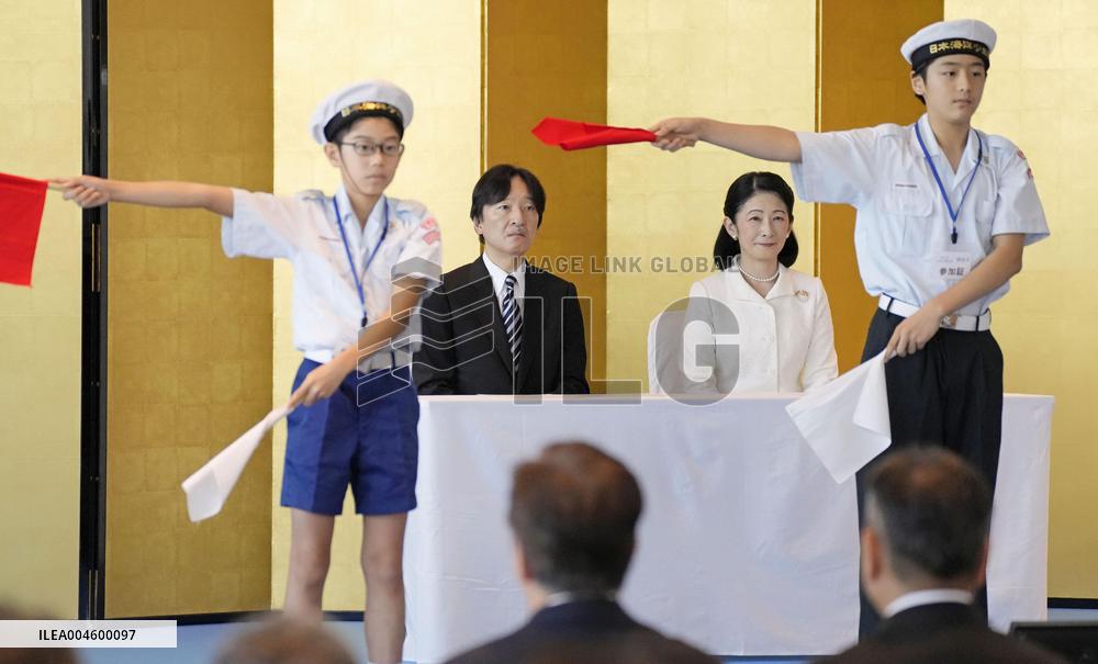 Crown prince at Marine Day event