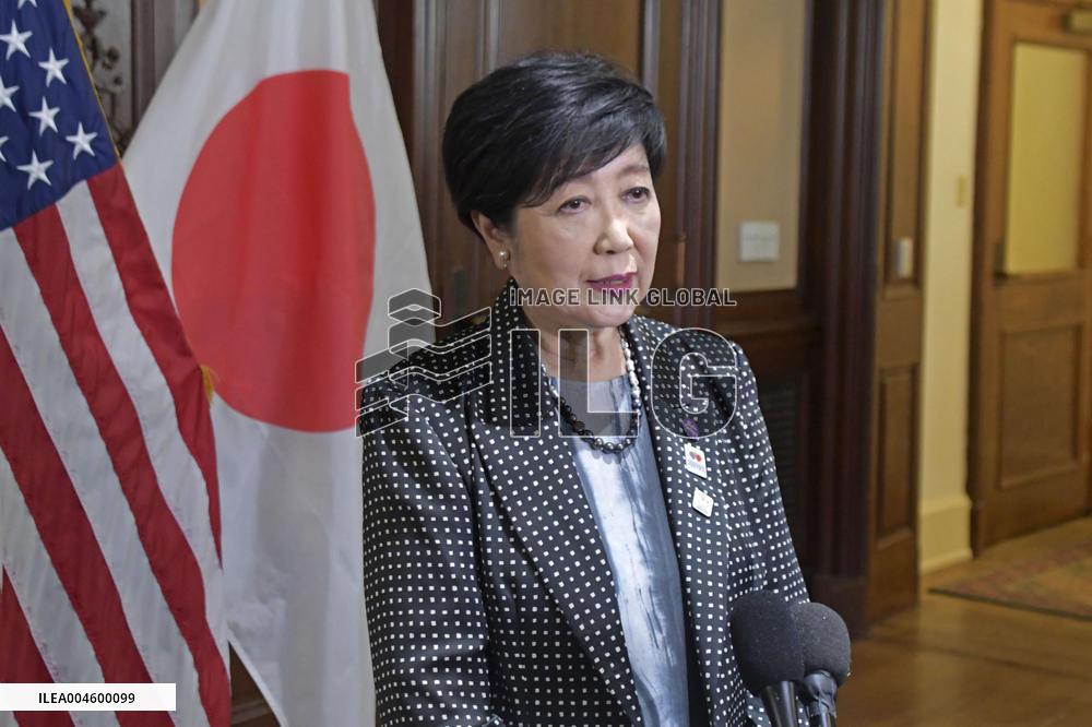 Tokyo Gov. Koike in Washington