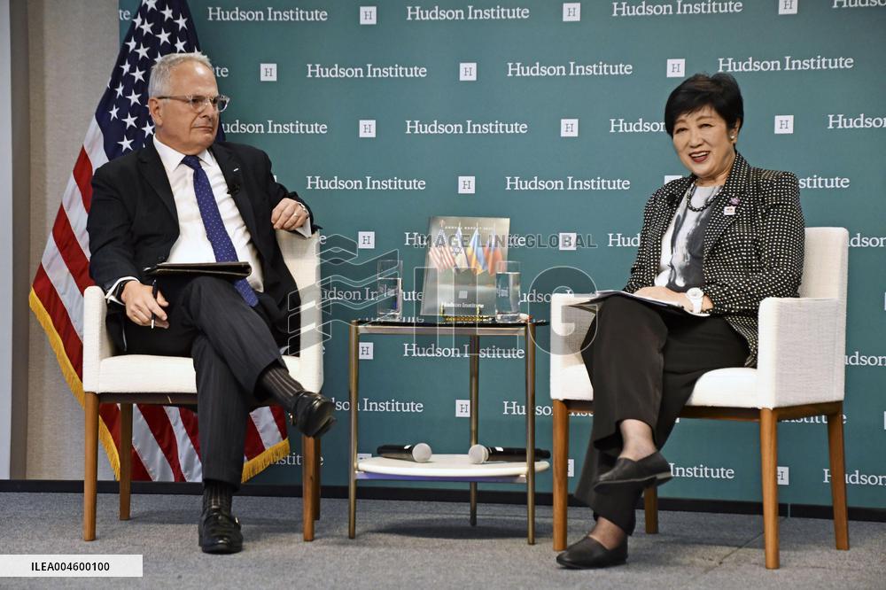 Tokyo Gov. Koike in Washington