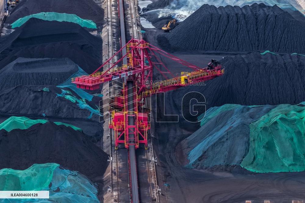 Yangtze River Wharf Coal Storage Yard