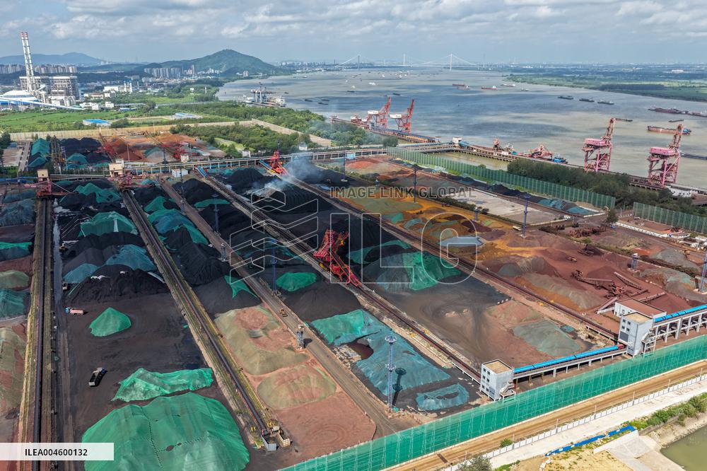 Yangtze River Wharf Coal Storage Yard