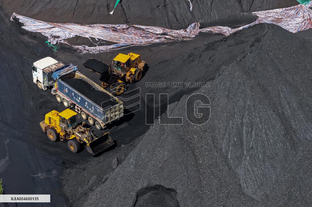 Yangtze River Wharf Coal Storage Yard
