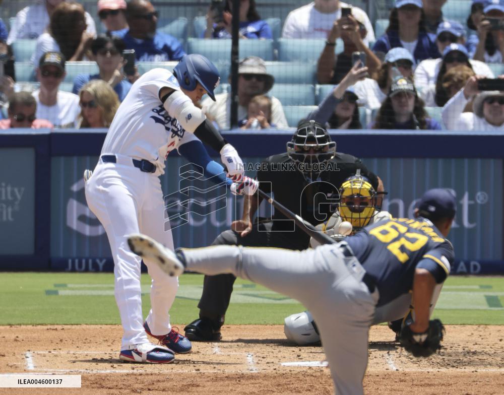 Baseball: Brewers vs. Dodgers