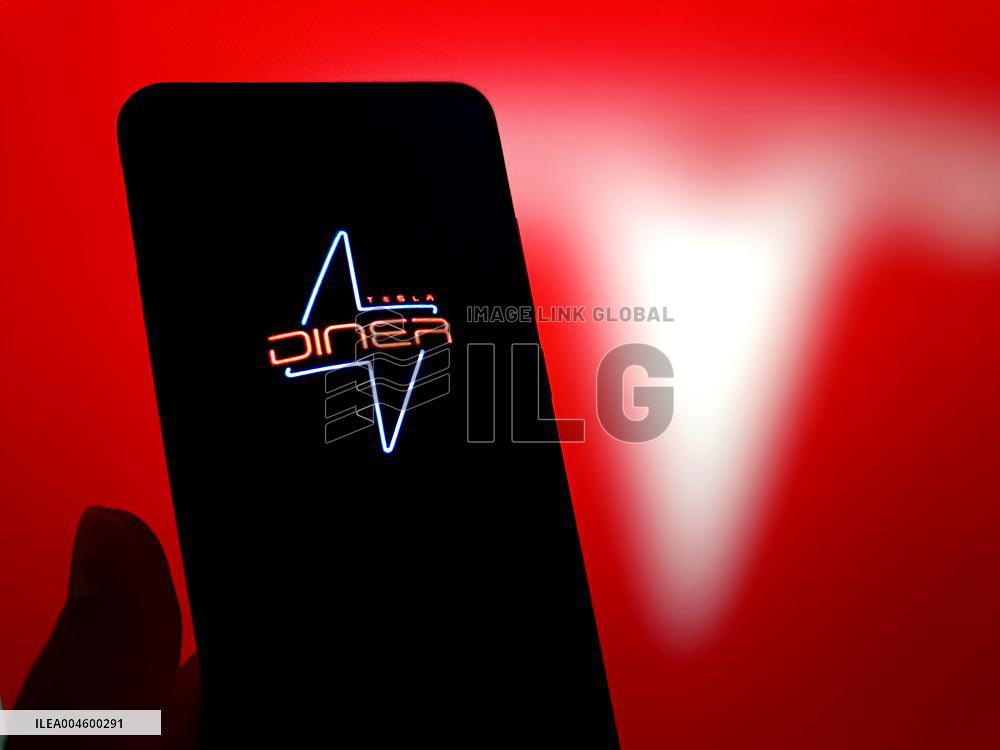 Illustration Tesla Supercharger Diner