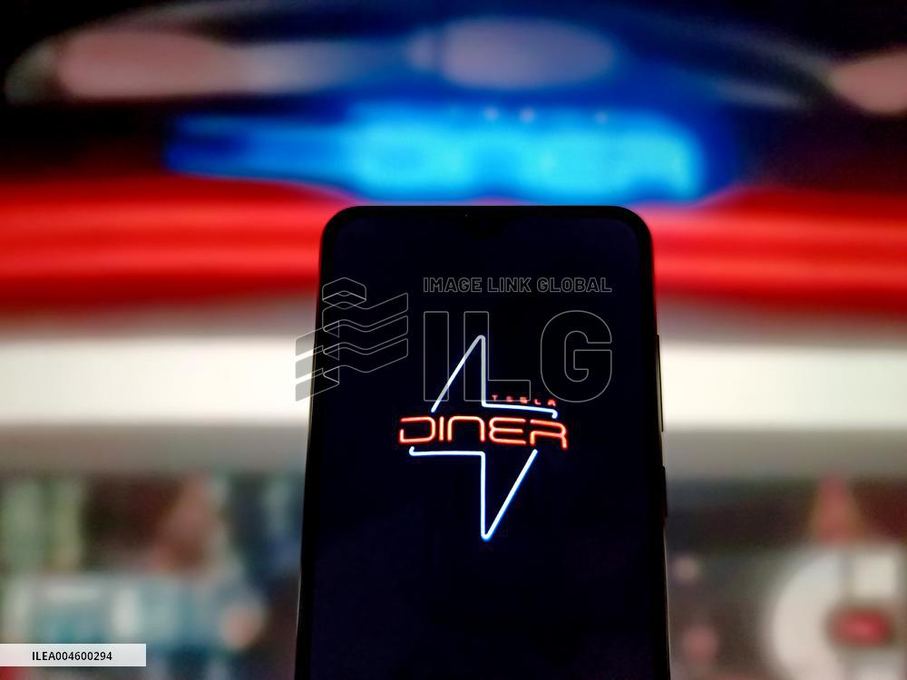 Illustration Tesla Supercharger Diner