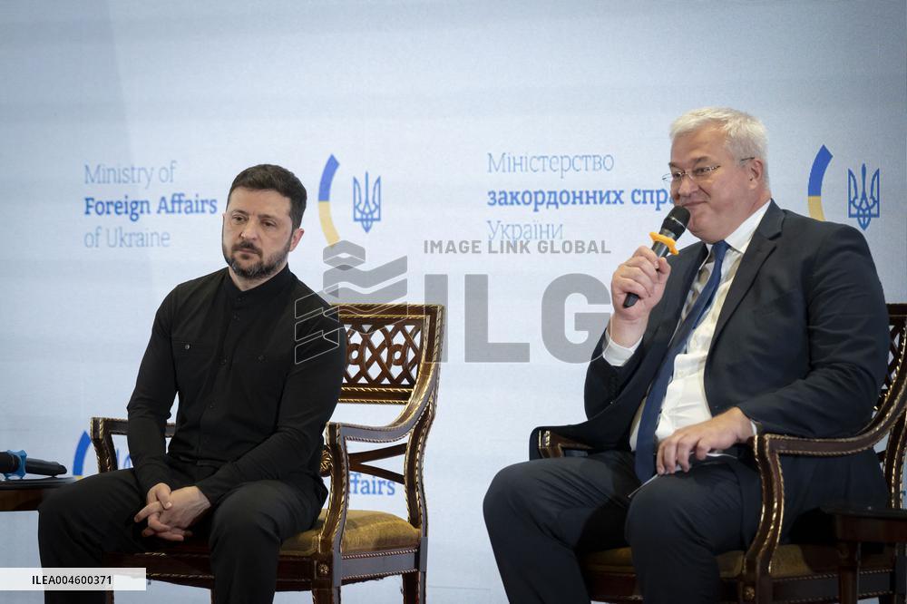 President of Ukraine Meets with Minister for Europe and Foreign Affairs of France - Kiyv