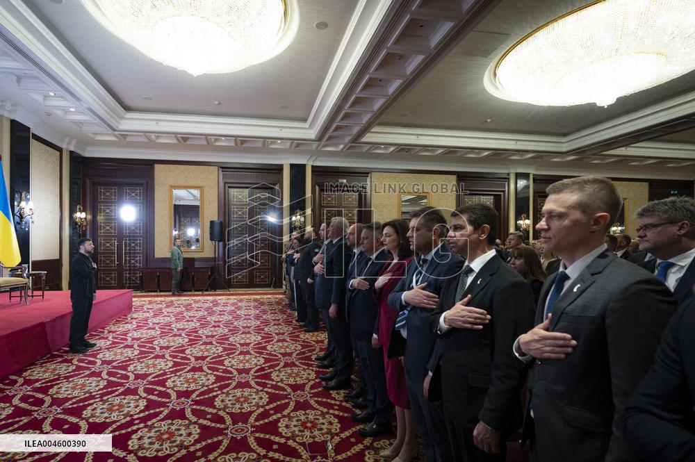 President of Ukraine Meets with Minister for Europe and Foreign Affairs of France - Kiyv