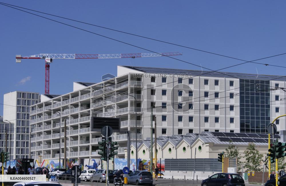 Work progresses on the Olympic Village - Milan