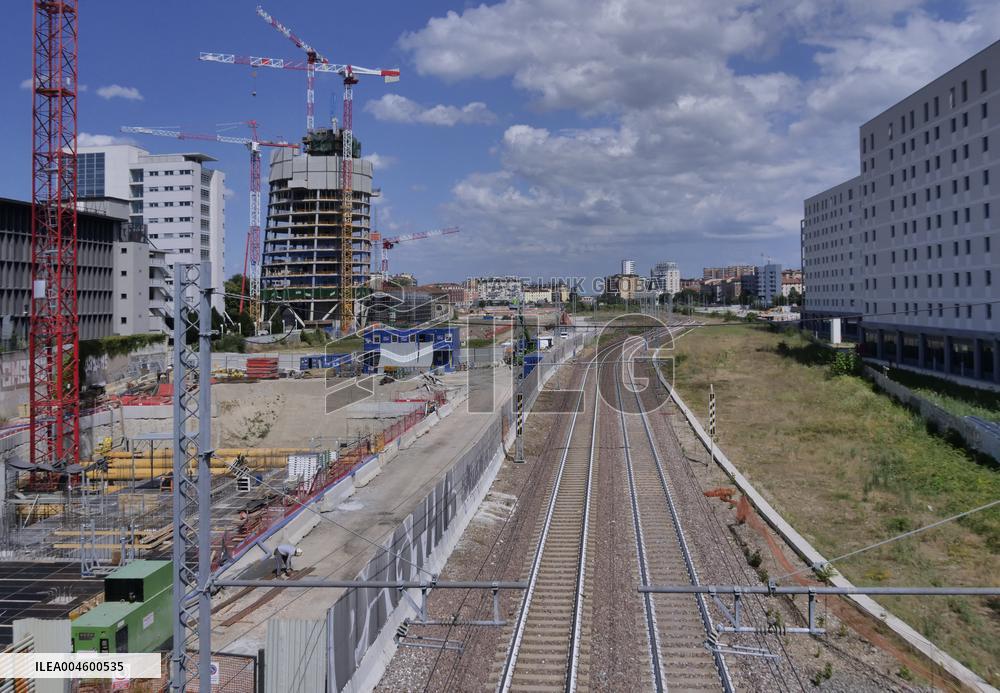 Work progresses on the Olympic Village - Milan