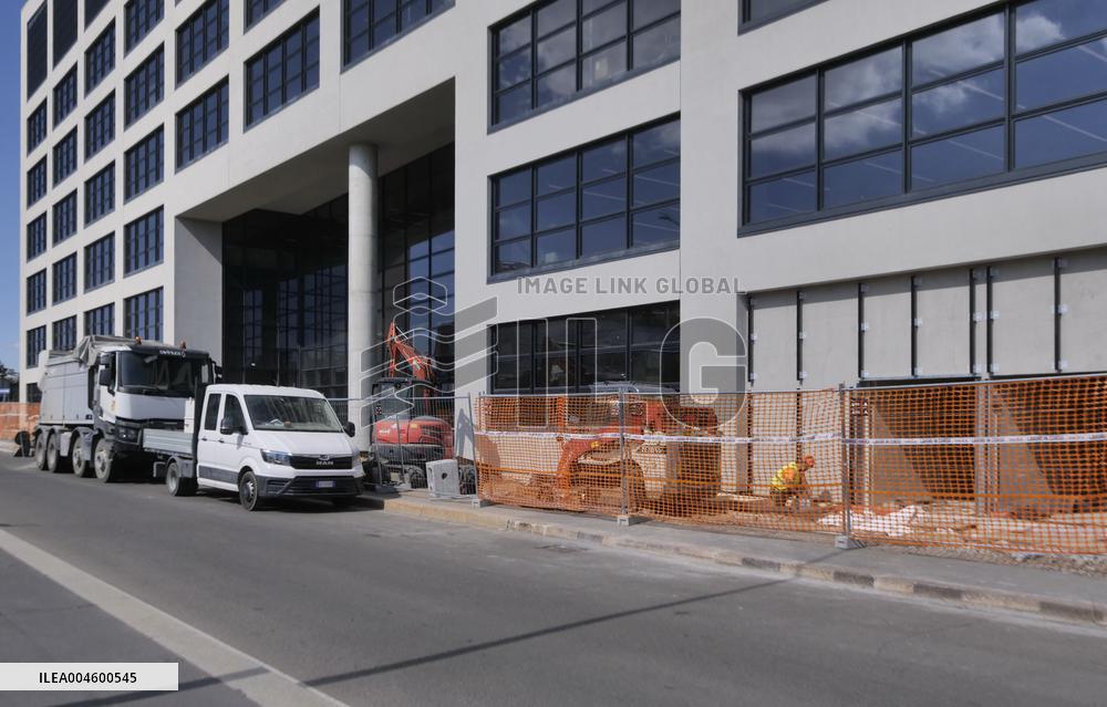 Work progresses on the Olympic Village - Milan