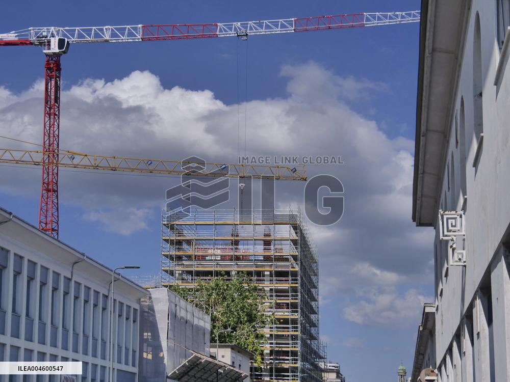 Work progresses on the Olympic Village - Milan