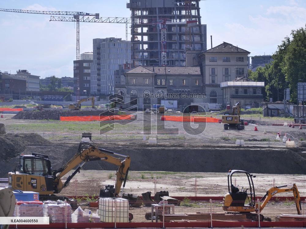 Work progresses on the Olympic Village - Milan