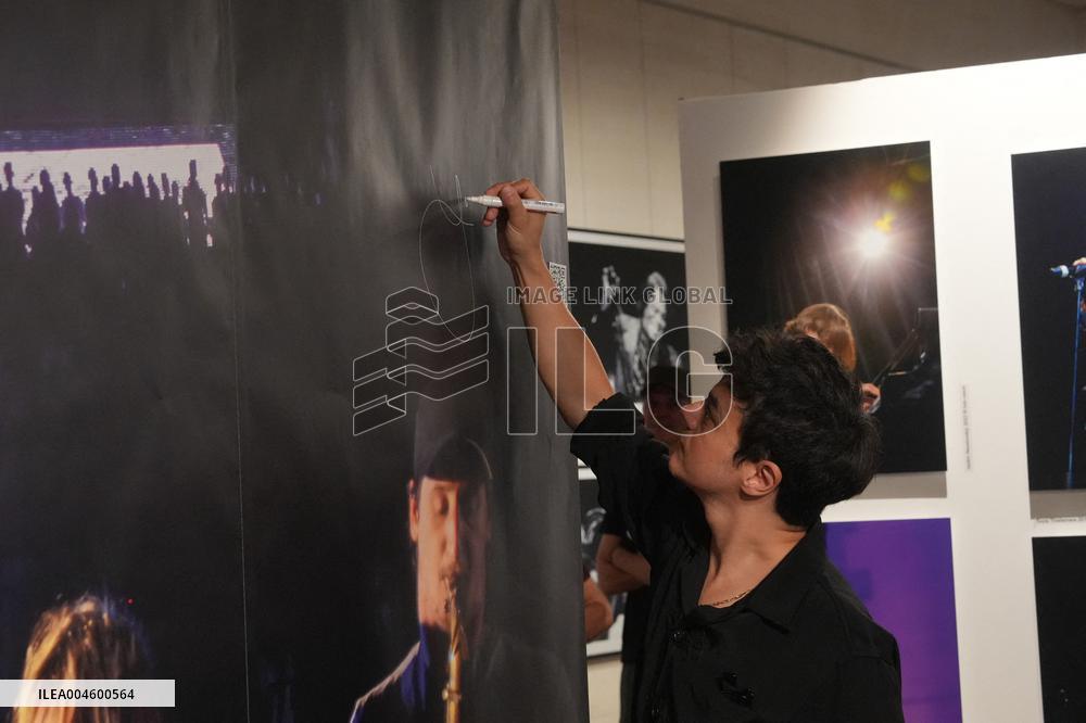Jamie Cullum Press Conference At 60th San Sebastian Jazzaldia - Spain