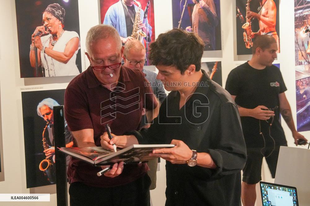 Jamie Cullum Press Conference At 60th San Sebastian Jazzaldia - Spain