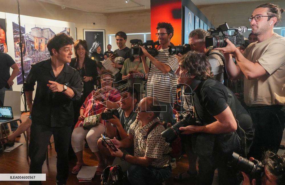 Jamie Cullum Press Conference At 60th San Sebastian Jazzaldia - Spain