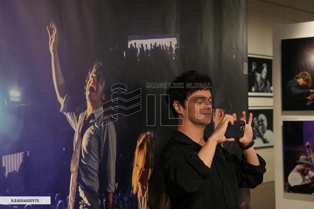 Jamie Cullum Press Conference At 60th San Sebastian Jazzaldia - Spain