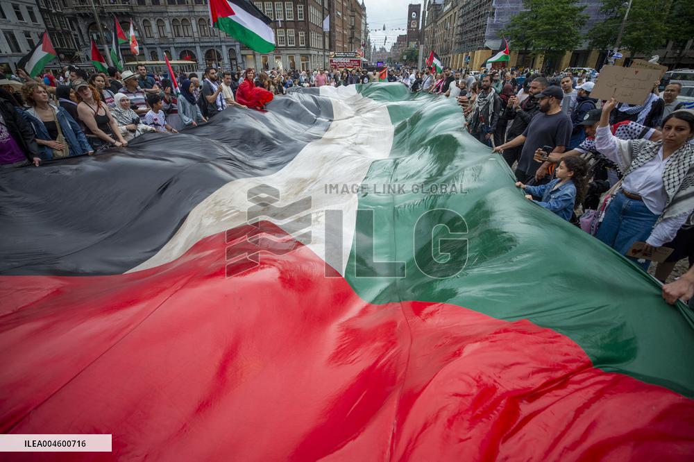 Pro-Palestinian Protest - Amsterdam