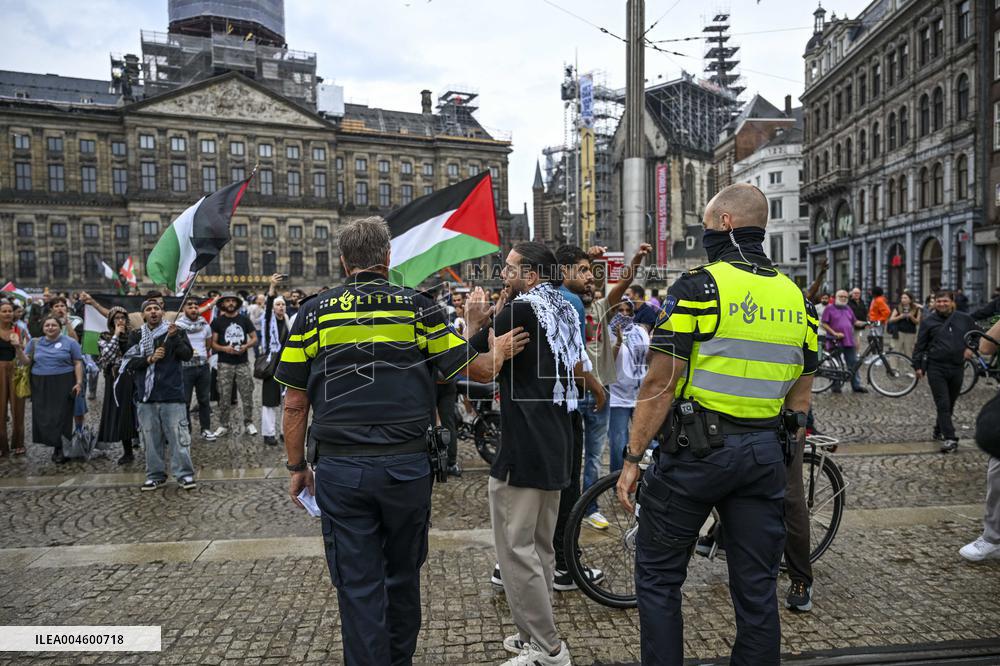 Pro-Palestinian Protest - Amsterdam