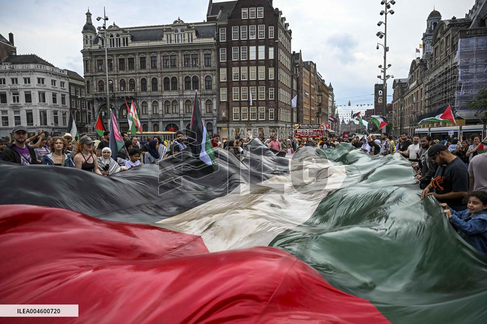 Pro-Palestinian Protest - Amsterdam