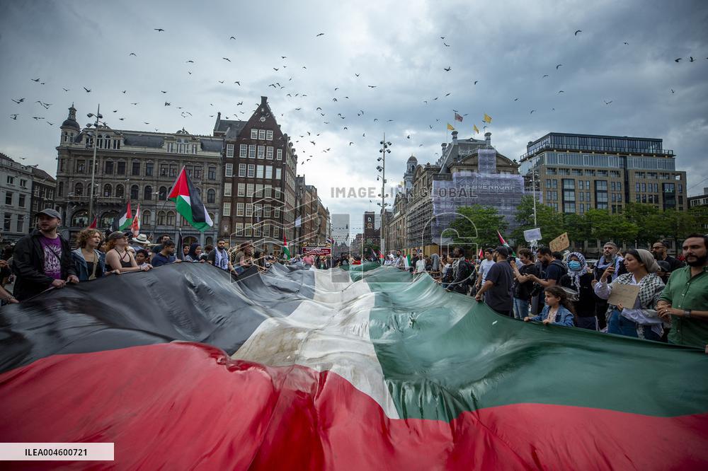 Pro-Palestinian Protest - Amsterdam