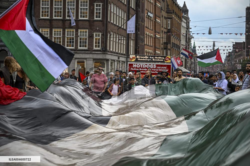 Pro-Palestinian Protest - Amsterdam