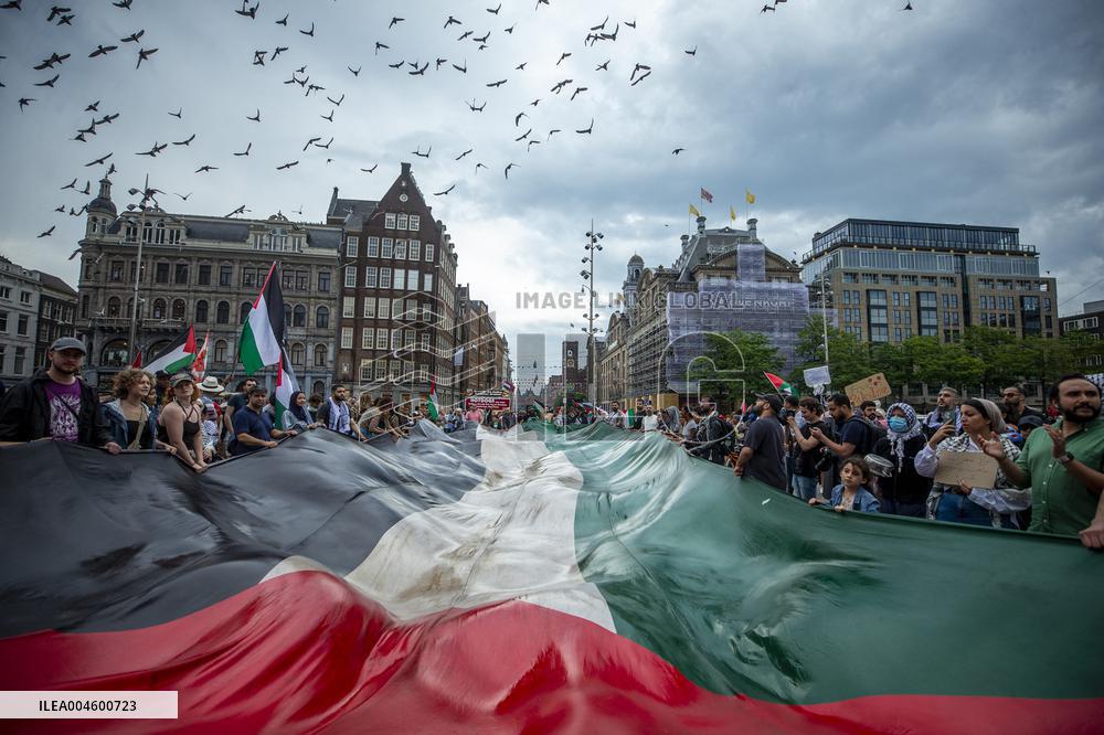 Pro-Palestinian Protest - Amsterdam