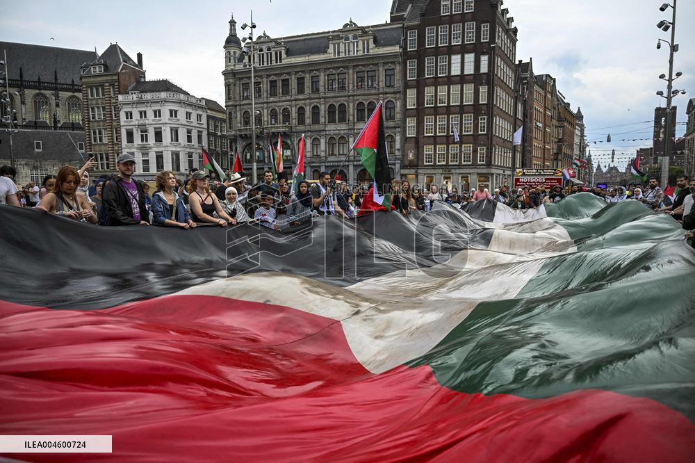 Pro-Palestinian Protest - Amsterdam