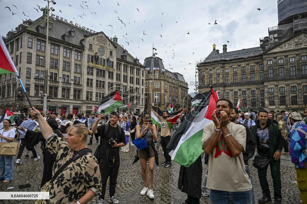 Pro-Palestinian Protest - Amsterdam