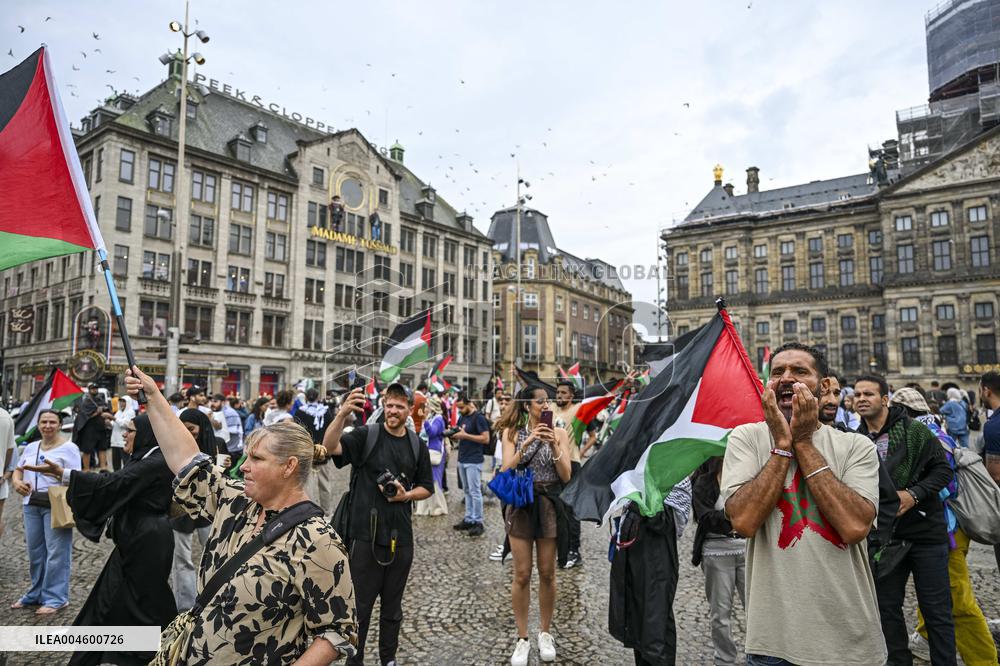 Pro-Palestinian Protest - Amsterdam