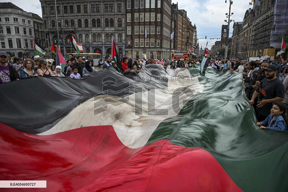 Pro-Palestinian Protest - Amsterdam