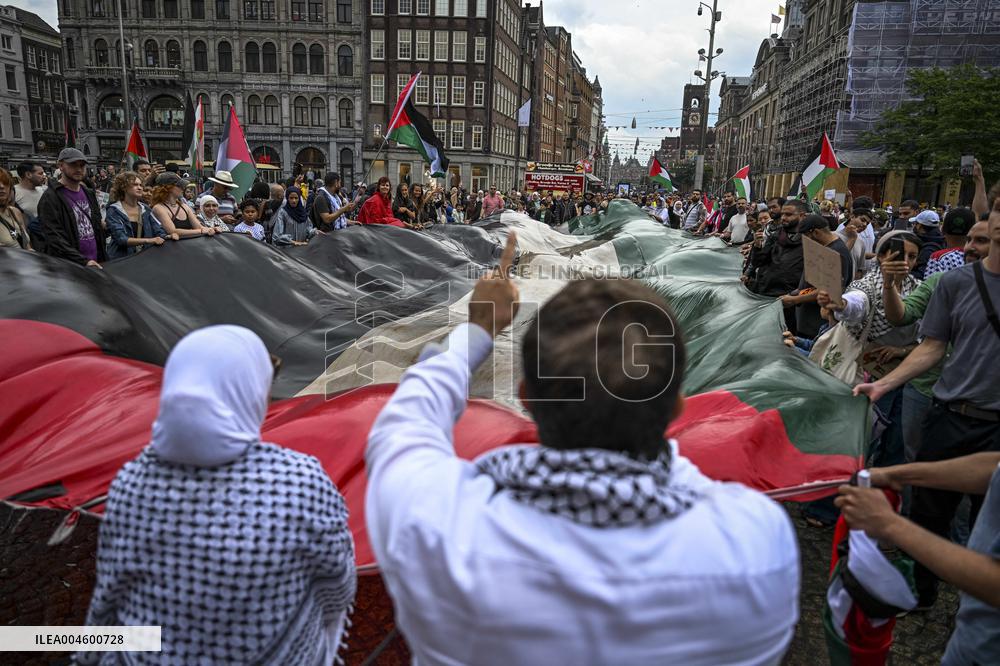 Pro-Palestinian Protest - Amsterdam
