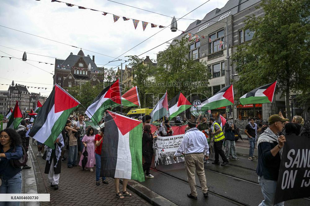 Pro-Palestinian Protest - Amsterdam