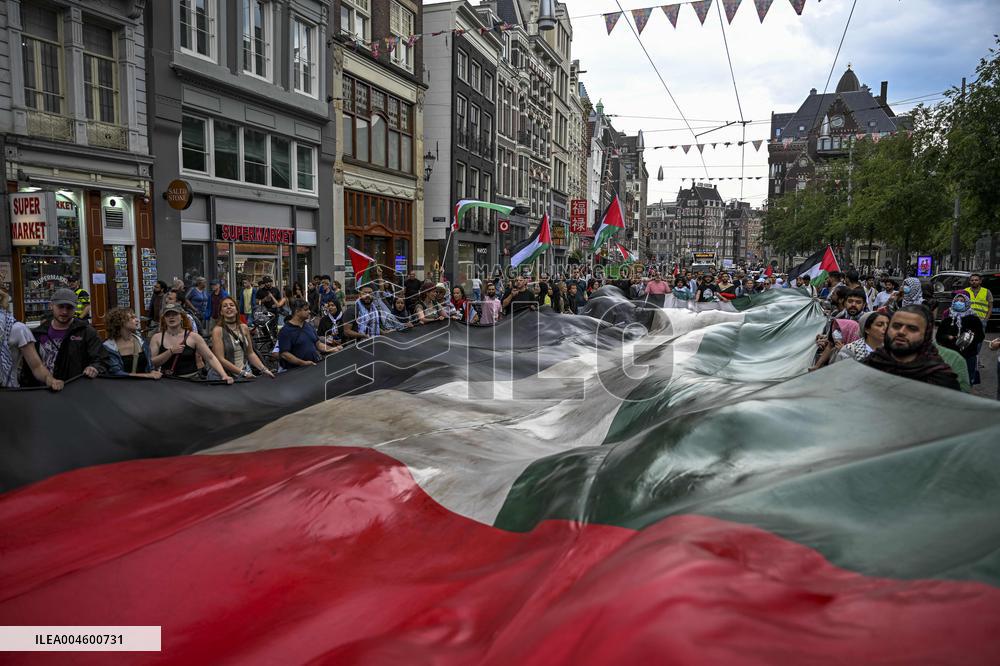 Pro-Palestinian Protest - Amsterdam