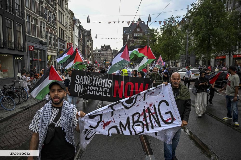 Pro-Palestinian Protest - Amsterdam