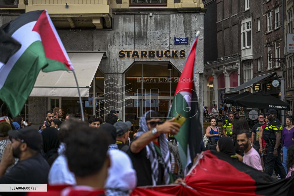 Pro-Palestinian Protest - Amsterdam
