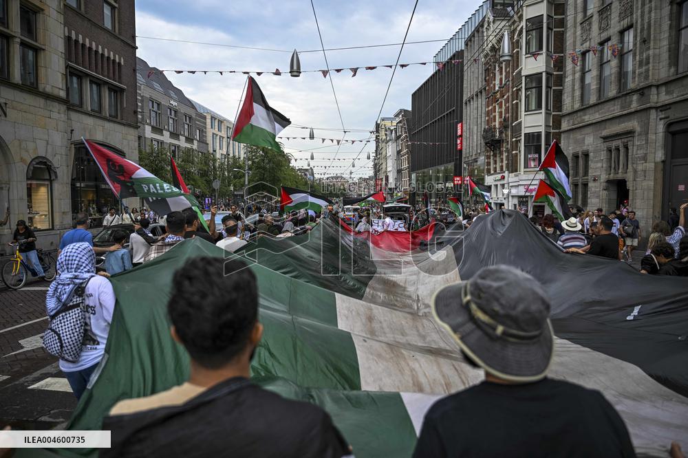 Pro-Palestinian Protest - Amsterdam