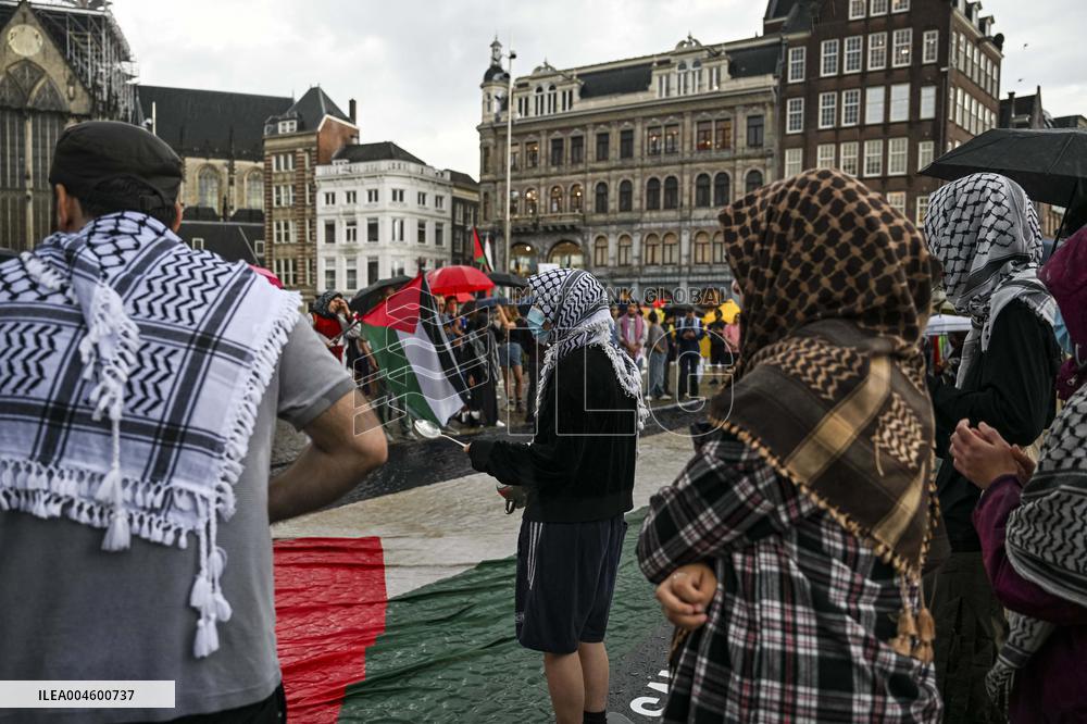 Pro-Palestinian Protest - Amsterdam