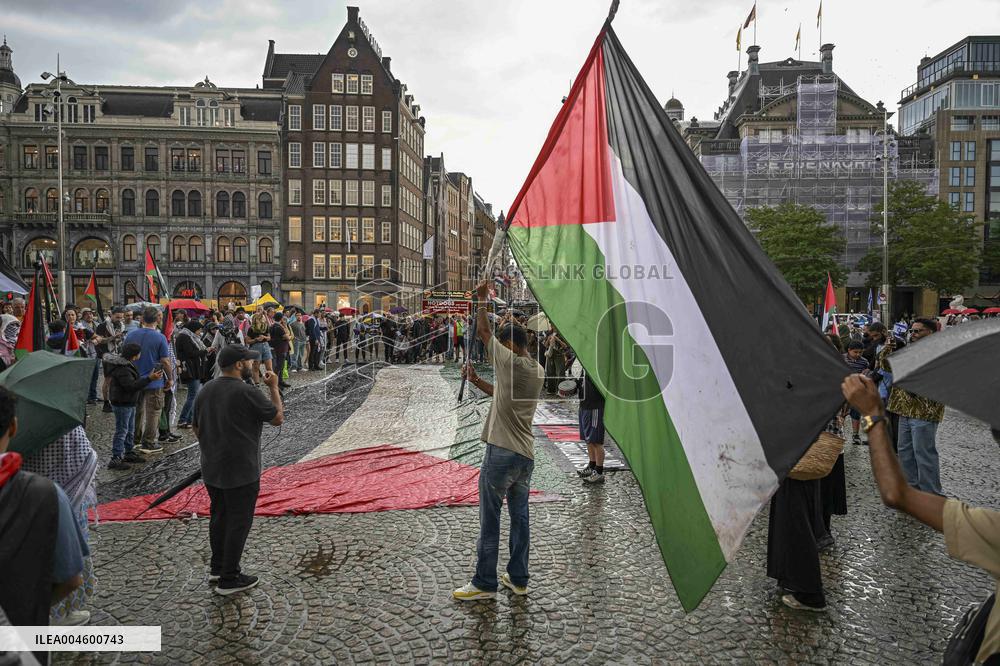 Pro-Palestinian Protest - Amsterdam